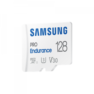 Samsung PRO Endurance MB-MJ128KA/EU 128 GB, MicroSD Memory Card, Flash memory class U3, V30, Class 10, SD adapter Samsung PRO Endurance MB-MJ128KA/EU 128 GB, MicroSD Memory Card, Flash memory class U3, V30, Class 10, SD adapter