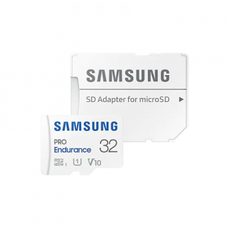 Samsung PRO Endurance MB-MJ32KA/EU 32 GB, MicroSD Memory Card, Flash memory class U1, V10, Class 10, SD adapter