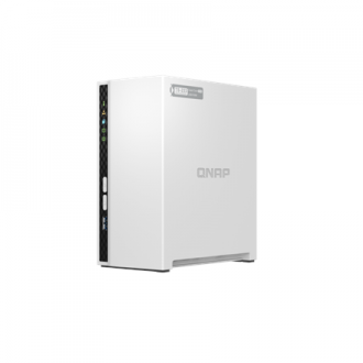 QNAP 2-Bay ARM TS-233 Up to 2 SATA 6Gb/s, 3Gb/s, Cortex-A55, Processor frequency 2.0 GHz, 2 GB, N/A, 2 x USB 2.0, 1 x USB 3.2 Ty