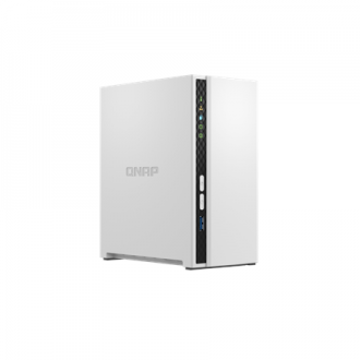 QNAP 2-Bay ARM TS-233 Up to 2 SATA 6Gb/s, 3Gb/s, Cortex-A55, Processor frequency 2.0 GHz, 2 GB, N/A, 2 x USB 2.0, 1 x USB 3.2 Ty