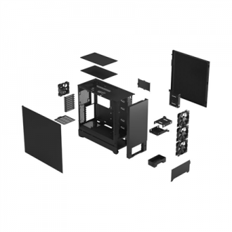 Fractal Design Pop XL Black Solid, E-ATX up to 280 mm, ATX , mATX, Mini ITX, Power supply included No Fractal Design Pop XL Black Solid, E-ATX up to 280 mm, ATX , mATX, Mini ITX, Power supply included No