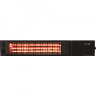 SUNRED Heater RDS-15W-B, Fortuna Wall Infrared, 1500 W, Black