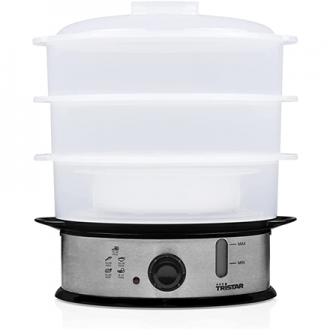 Tristar Food Steamer VS-3914 Silver, 1200 W, Capacity 11 L, Number of baskets 3 Tristar Food Steamer VS-3914 Silver, 1200 W, Capacity 11 L, Number of baskets 3