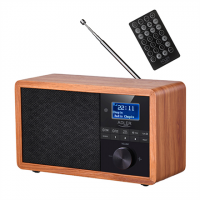 Adler Radio DAB+ Bluetooth AD 1184 Display LCD, Black/Brown, Alarm function