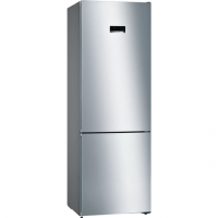 Bosch Refrigerator KGN49XLEA Energy efficiency class E, Free standing, Combi, Height 203 cm, No Frost system, Fridge net capacit