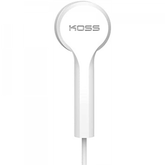 Koss Headphones KEB9iW Wired, In-ear, Microphone, White
