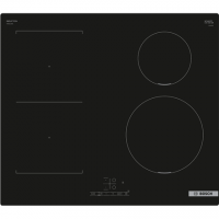 Bosch Hob PWP611BB5E Induction, Number of burners/cooking zones 4, Touch, Timer, Black