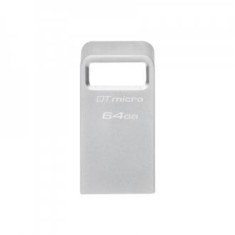 Kingston USB 3.2 Flash Drive DataTraveler micro 64 GB, USB 3.2, Silver Kingston USB 3.2 Flash Drive DataTraveler micro 64 GB, USB 3.2, Silver
