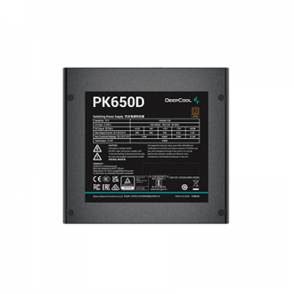 Deepcool PK650D ATX12V V2.4, 650 W, 80 PLUS Bronze Certified