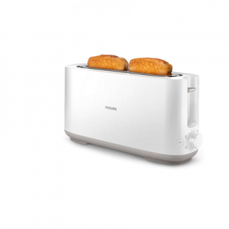 Philips Toaster HD2590/00 Daily Collection Power 870-1030 W, Number of slots 2, Housing material Plastic, White Philips Toaster HD2590/00 Daily Collection Power 870-1030 W, Number of slots 2, Housing material Plastic, White
