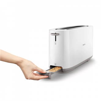 Philips Toaster HD2590/00 Daily Collection Power 870-1030 W, Number of slots 2, Housing material Plastic, White Philips Toaster HD2590/00 Daily Collection Power 870-1030 W, Number of slots 2, Housing material Plastic, White