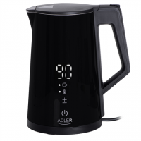 Adler Kettle AD 1345b Electric, 2200 W, 1.7 L, Stainless steel, 360 rotational base, Black Adler Kettle AD 1345b Electric, 2200 W, 1.7 L, Stainless steel, 360 rotational base, Black