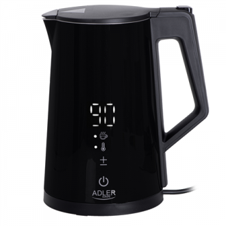 Adler Kettle AD 1345b Electric, 2200 W, 1.7 L, Stainless steel, 360 rotational base, Black Adler Kettle AD 1345b Electric, 2200 W, 1.7 L, Stainless steel, 360 rotational base, Black