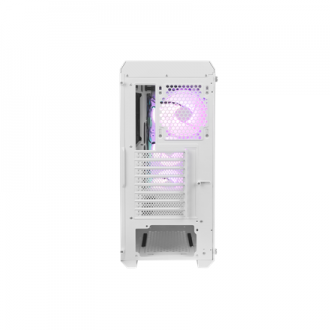 Genesis PC Case IRID 505 ARGB Side window, White, Midi Tower, Power supply included No