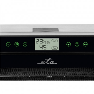 ETA Fruit dryer Vital Air II ETA230290000 Power 245 W, Number of trays 10, Temperature control, Integrated timer, Black