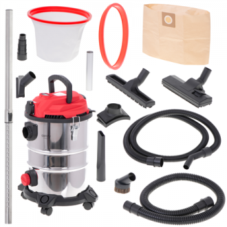 Camry Professional industrial Vacuum cleaner CR 7045 Bagged, Wet suction, Power 3400 W, Dust capacity 25 L, Red/Silver