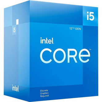 Intel i5-12400F, 2.5 GHz, LGA1700, Processor threads 12, Packing Retail, Processor cores 6, Component for Desktop Intel i5-12400F, 2.5 GHz, LGA1700, Processor threads 12, Packing Retail, Processor cores 6, Component for Desktop