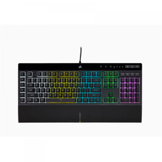 Corsair K55 RGB PRO Gaming keyboard, RGB LED light, US, Wired, Black Corsair K55 RGB PRO Gaming keyboard, RGB LED light, US, Wired, Black