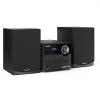 Sharp XL-B517D(BK) Hi-Fi Micro System, CD/FM/USB/Bluetooth v5.0, Aux-in, 45W, Black