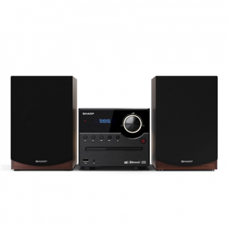 Sharp Hi-Fi Micro System XL-B517D(BR) 45 W, Wireless connection, Brown, AUX in, CD player, Bluetooth Sharp Hi-Fi Micro System XL-B517D(BR) 45 W, Wireless connection, Brown, AUX in, CD player, Bluetooth