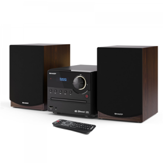 Sharp Hi-Fi Micro System XL-B517D(BR) 45 W, Wireless connection, Brown, AUX in, CD player, Bluetooth Sharp Hi-Fi Micro System XL-B517D(BR) 45 W, Wireless connection, Brown, AUX in, CD player, Bluetooth