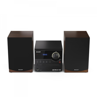 Sharp Hi-Fi Micro System XL-B517D(BR) 45 W, Wireless connection, Brown, AUX in, CD player, Bluetooth Sharp Hi-Fi Micro System XL-B517D(BR) 45 W, Wireless connection, Brown, AUX in, CD player, Bluetooth