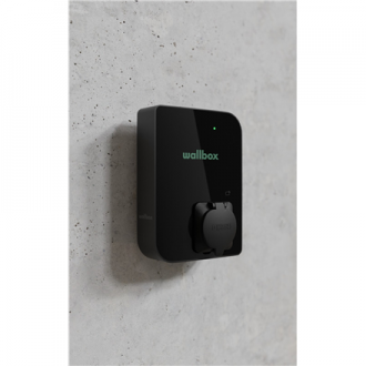 Wallbox Copper SB Electric Vehicle charger, Type 2 Socket, 22kW, Black