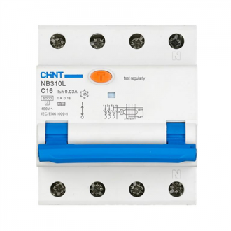Chint Circuit breaker, 3-phase, 32A NB310L RCBO
