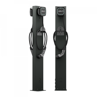 Wallbox Pedestal Eiffel Basic Mono for Pulsar family, Black