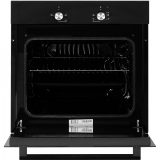 Simfer Oven 8004AERSP 62 L, 4 (0+3) Function, Easy to Clean, Mechanical control, Height 60 cm, Width 60 cm, Black