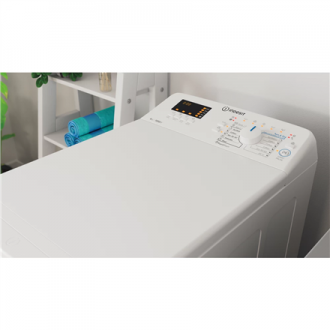 INDESIT Washing machine BTW S60400 EU/N Energy efficiency class C, Top loading, Washing capacity 6 kg, 951 RPM, Depth 60 cm, Wid INDESIT Washing machine BTW S60400 EU/N Energy efficiency class C, Top loading, Washing capacity 6 kg, 951 RPM, Depth 60 cm, Wid