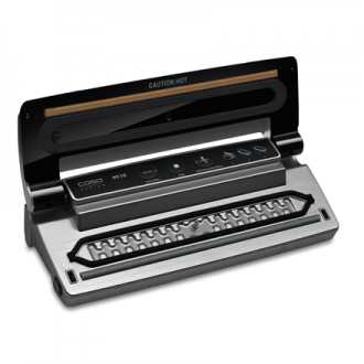 Caso Vacuum sealer VC 10 PlusEdition Power 110 W, Temperature control, Black/Silver