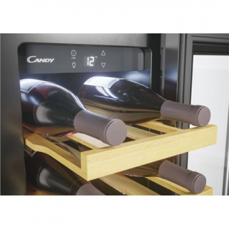 Candy Wine Cooler CCVB 30/1 Energy efficiency class F, Free standing, Bottles capacity 20, Black Candy Wine Cooler CCVB 30/1 Energy efficiency class F, Free standing, Bottles capacity 20, Black