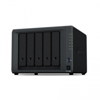 Synology DiskStation DS1522+ 5-bay R1600, Processor frequency 2.6 GHz, 8 GB, DDR4, 4x RJ-45 1GbE LAN 2x USB 3.2 Gen 1 2x eSATA, 
