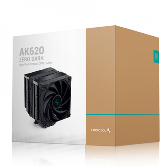 Deepcool AK620 Zero Dark, Intel, AMD, CPU Air Cooler