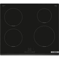 Bosch Hob PIE631BB5E Series 4 Induction, Number of burners/cooking zones 4, Touch, Timer, Black