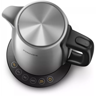 Philips Kettle HD9359/90 Electric, 2200 W, 1.7 L, Stainless steel/Plastic, 360 rotational base, Grey