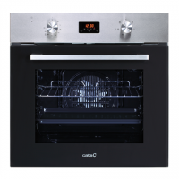 CATA Oven MD 6106 X 60 L, Multifunctional, AquaSmart, Touch contro, Height 59.5 cm, Width 59.5 cm, Stainles steel/Black glass
