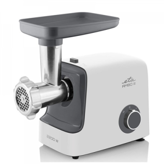 ETA Meat mincer ETA507590000 White, 2200 W, Throughput (kg/min) 2.3 ETA Meat mincer ETA507590000 White, 2200 W, Throughput (kg/min) 2.3