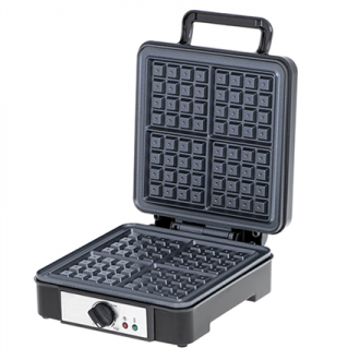 Adler Waffle Maker AD 3049 1200 W, Number of pastry 4, Belgium, Black Adler Waffle Maker AD 3049 1200 W, Number of pastry 4, Belgium, Black