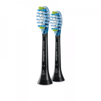 Philips Interchangeable Sonic Toothbrush Heads HX9042/33 Sonicare C3 Premium Plaque Defence Heads, For adults and children, Numb