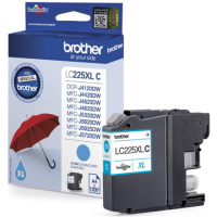 Brother LC-225XLC Ink Cartridge, Cyan