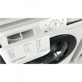 INDESIT Washing machine BWSE 71295X WBV EU Energy efficiency class B, Front loading, Washing capacity 7 kg, 1200 RPM, Depth 43.5 INDESIT Washing machine BWSE 71295X WBV EU Energy efficiency class B, Front loading, Washing capacity 7 kg, 1200 RPM, Depth 43.5