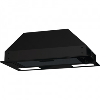 Gorenje Hood BHI681EB Telescopic, Energy efficiency class D, Width 58 cm, 370 m /h, Mechanical control, LED, Black