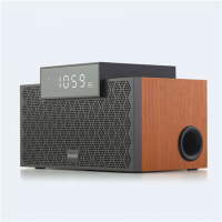 Edifier Multifunctional 2.1 Alarm Clock Bluetooth Speaker MP260 Black/Brown