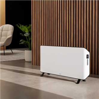 Duux Edge 1500 Smart Convector Heater 1500 W, Suitable for rooms up to 20 m , White, Indoor, Remote Control via Smartphone