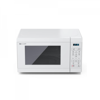 Sharp Microwave Oven YC-MS02E-C Free standing, 800 W, White