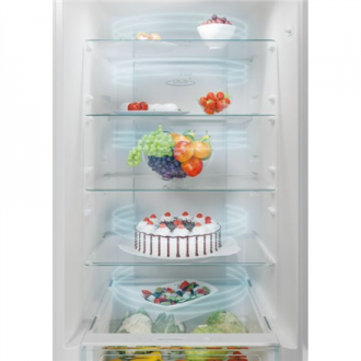 Candy Refrigerator CCE4T620EW Fresco Energy efficiency class E, Free standing, Combi, Height 200 cm, No Frost system, Fridge net