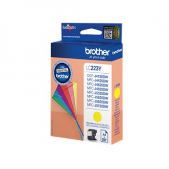 Brother LC-223Y Ink Cartridge, Yellow