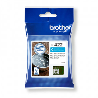 Brother LC422C Ink Cartridge, Cyan Brother LC422C Ink Cartridge, Cyan
